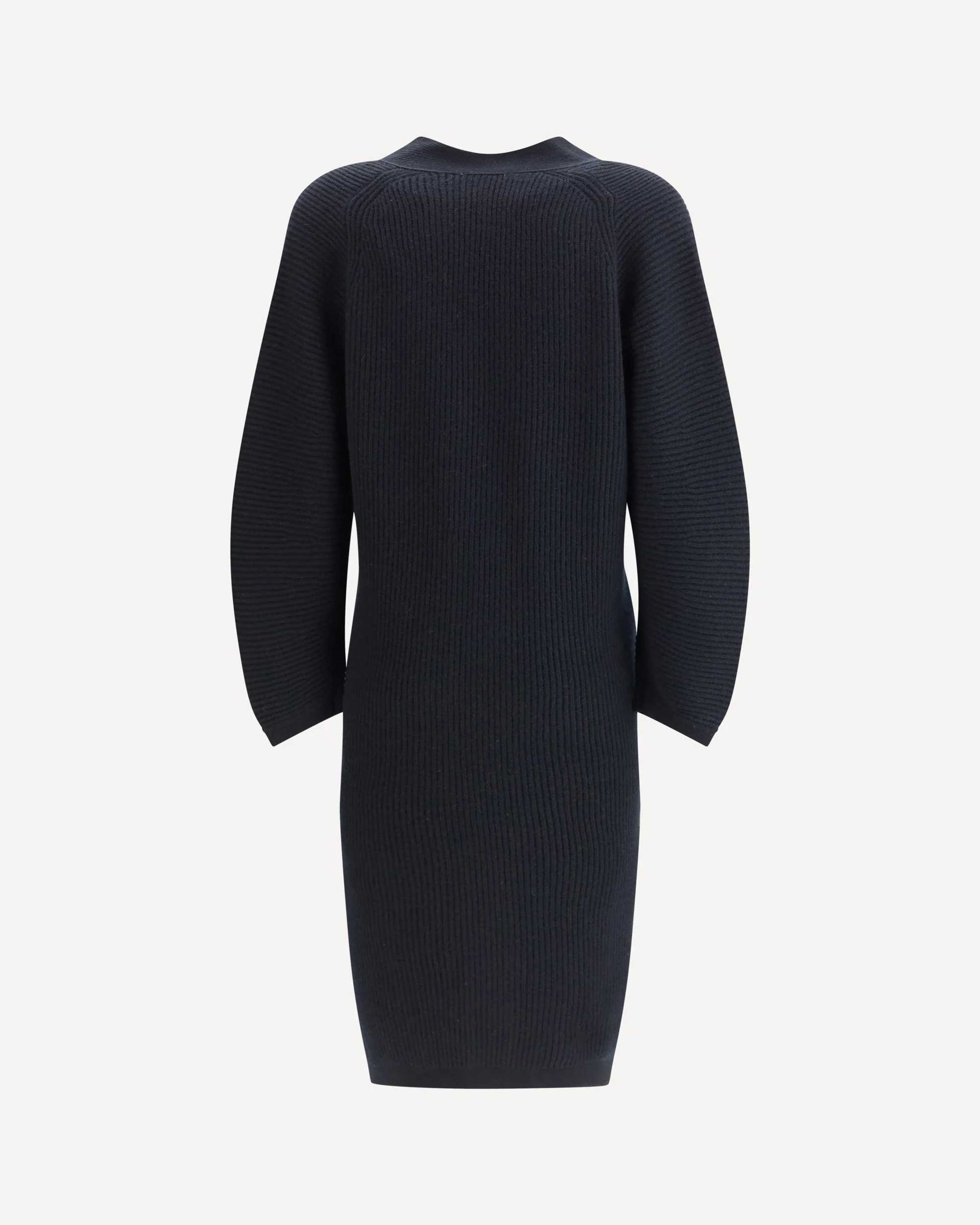 Long ribbed cashmere Cardigan - Image 4