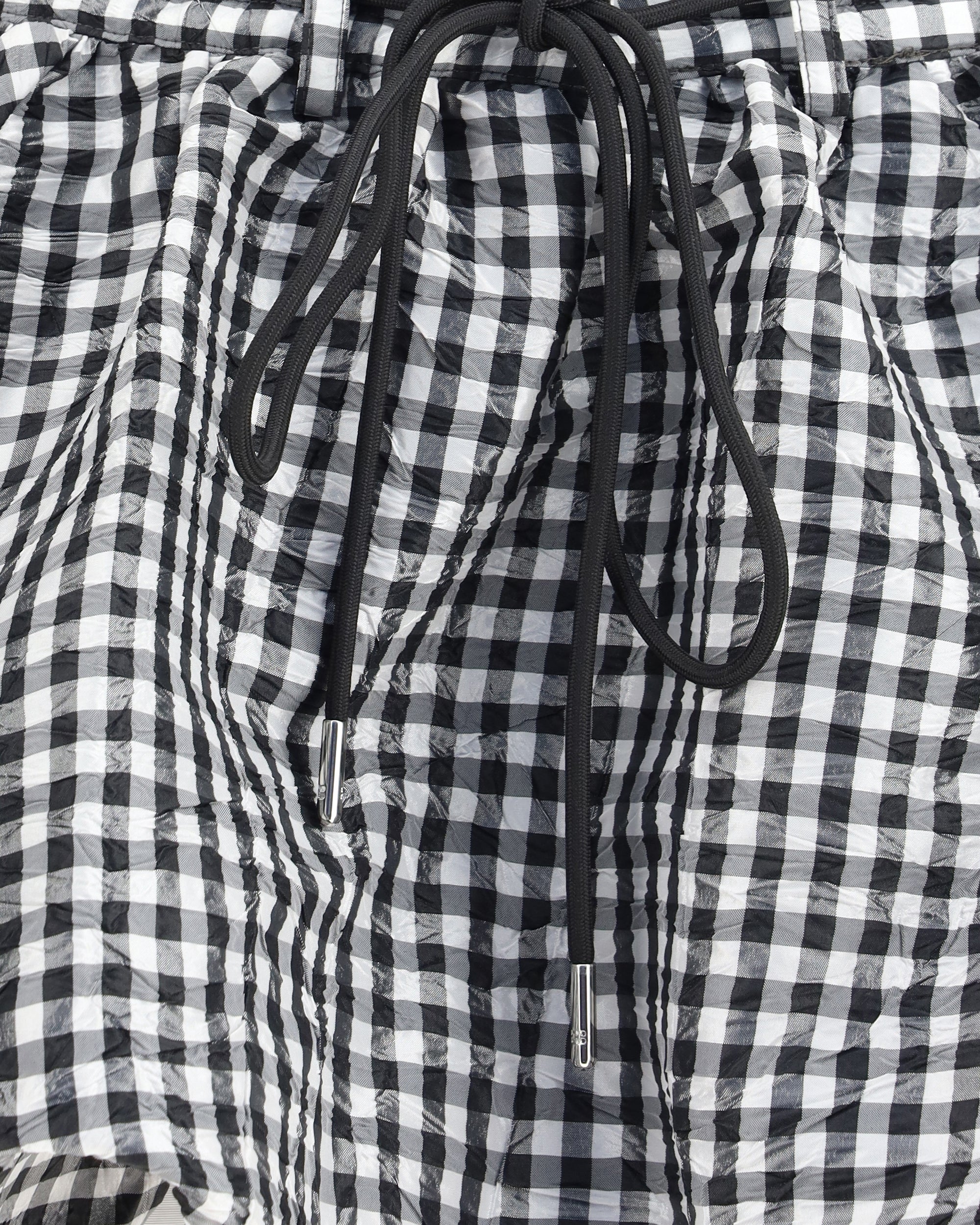 Vichy pattern balloon Miniskirt - Image 5