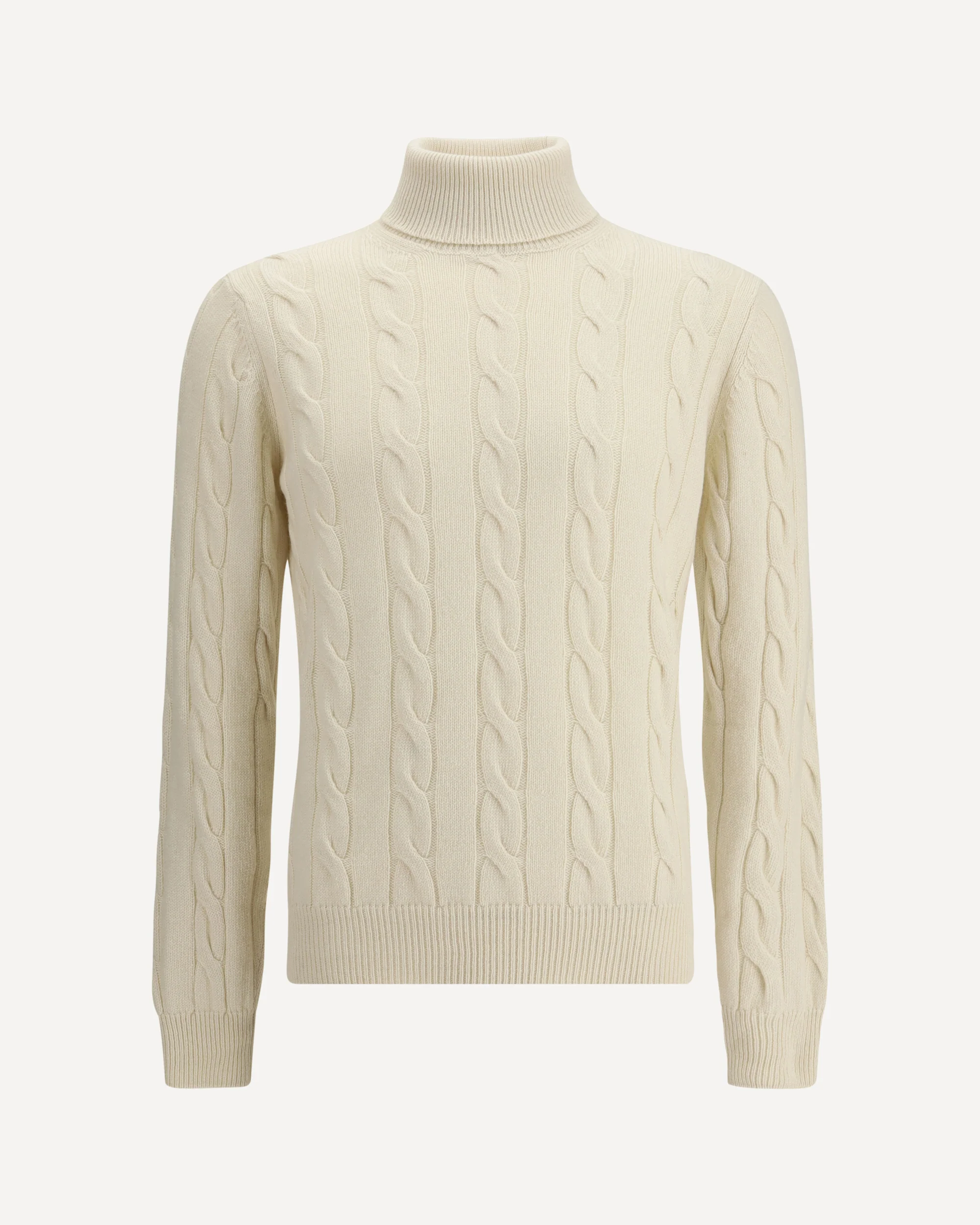 Braided Turtleneck Sweater - Image 3