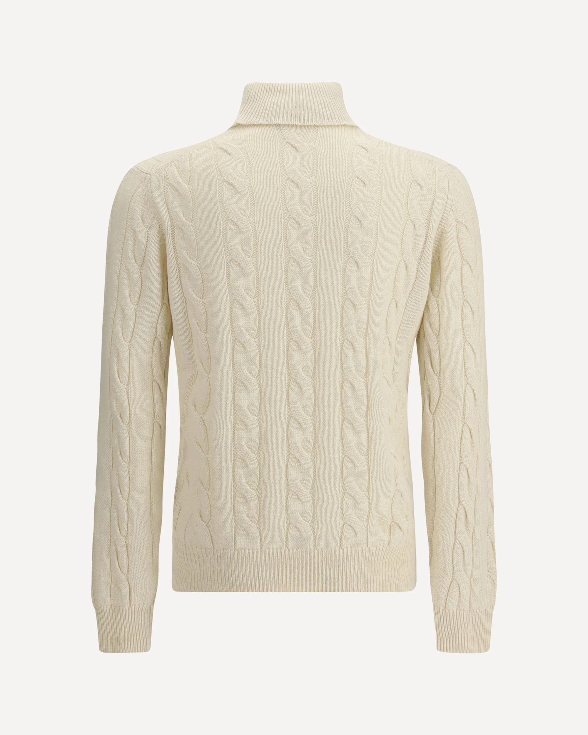 Braided Turtleneck Sweater - Image 4