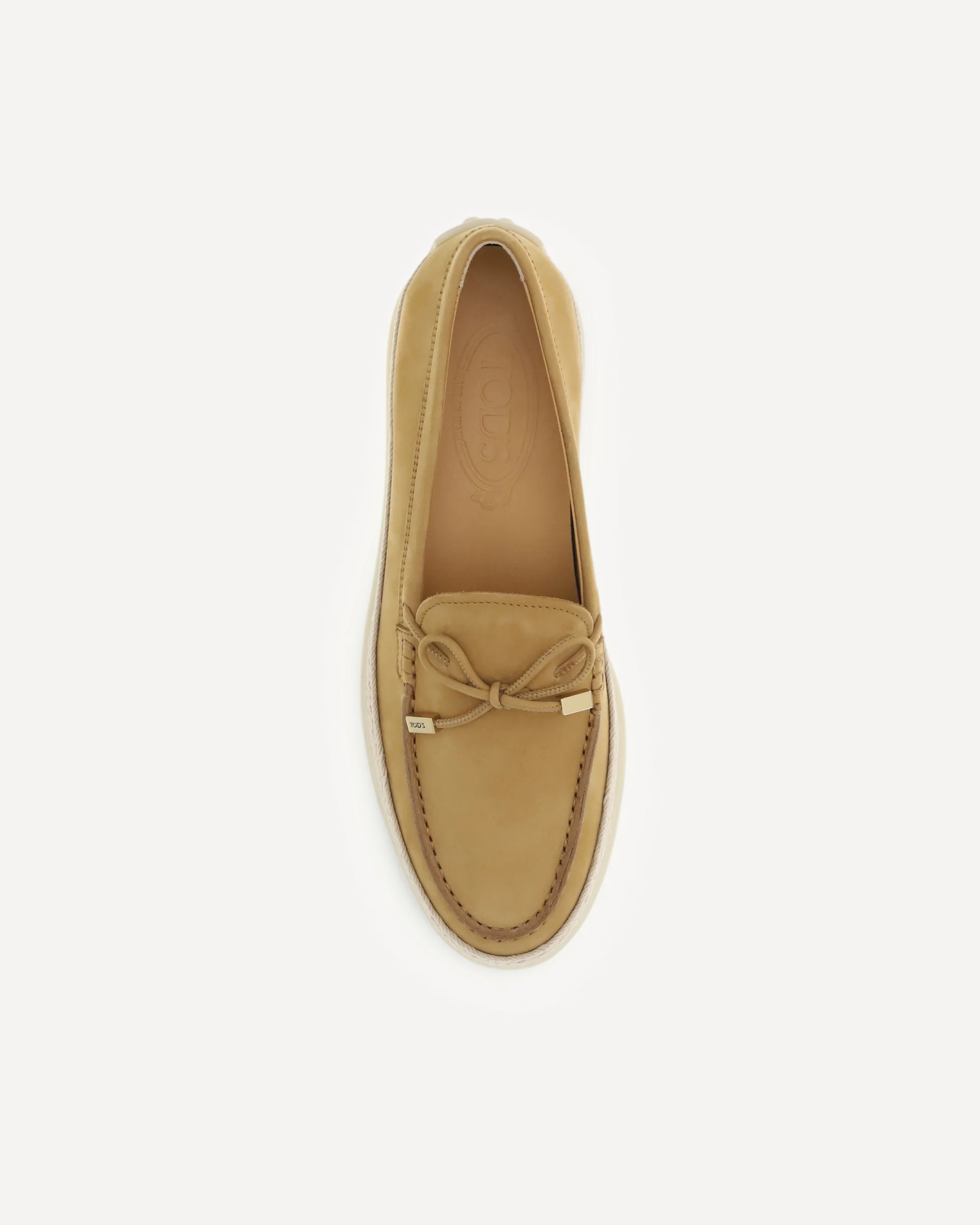 Suede and raffia Loafers - Image 6