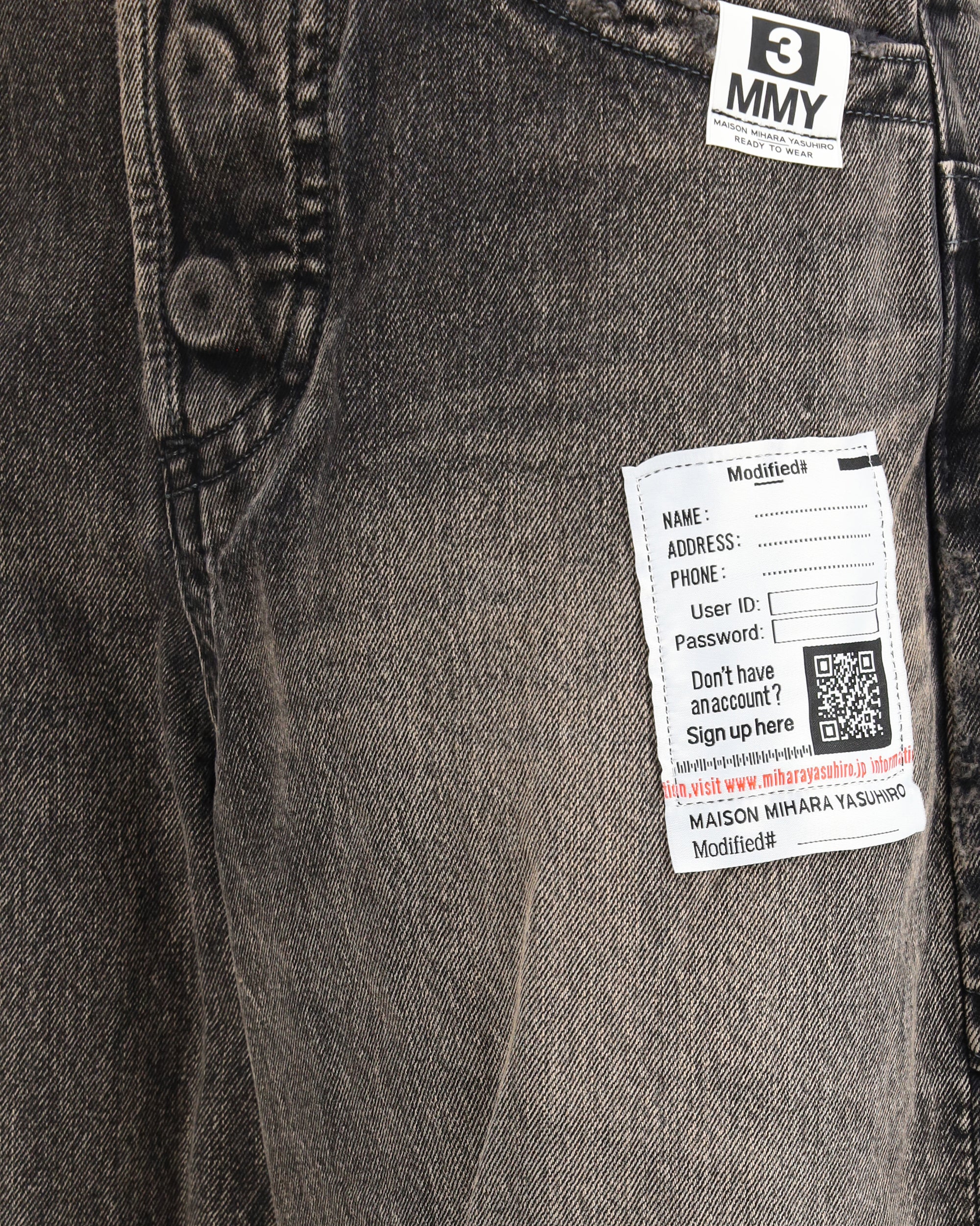 “Amateur Sewn Like” Wide Denim Jeans - Image 5