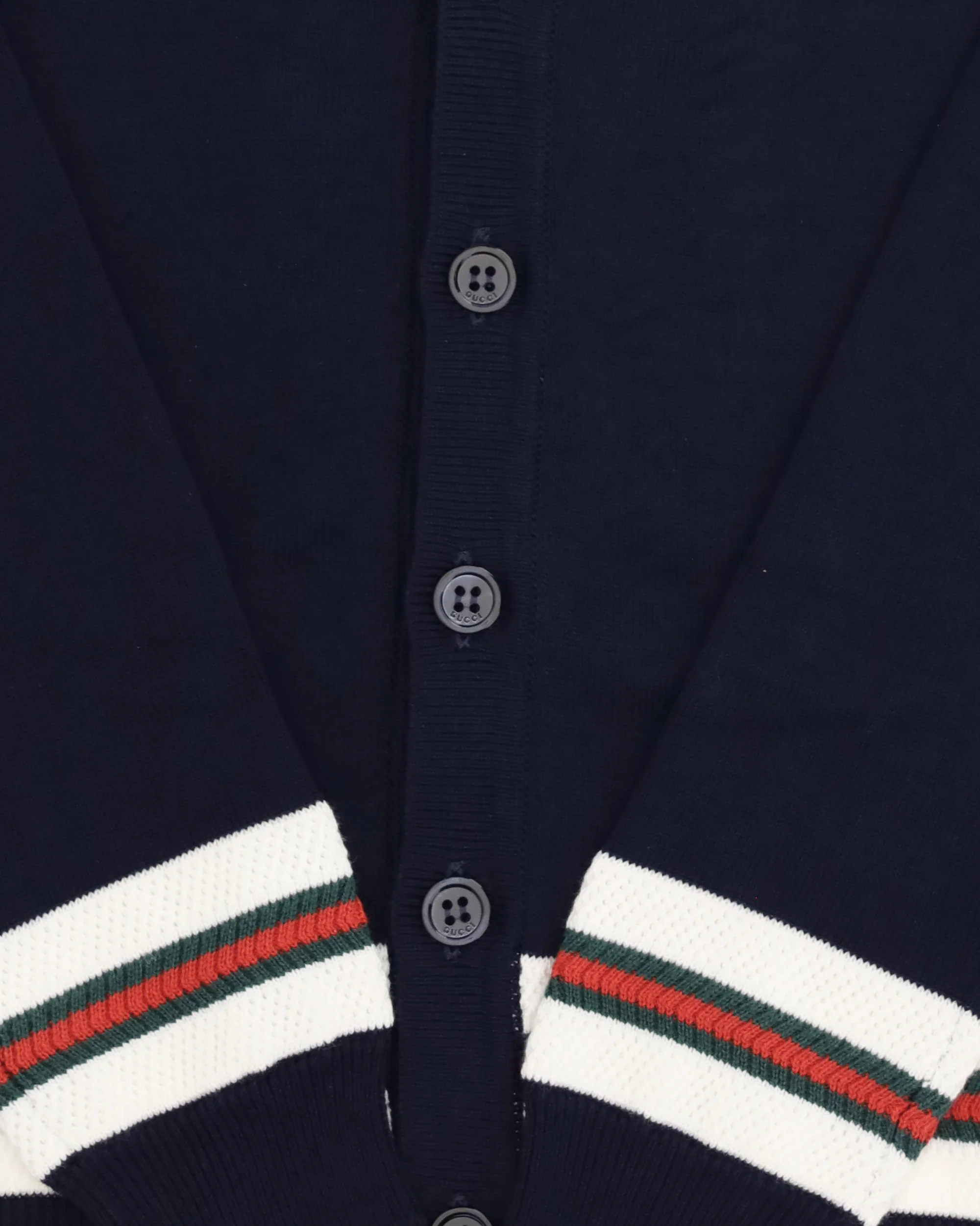 Cardigan with Web stripes - Image 5