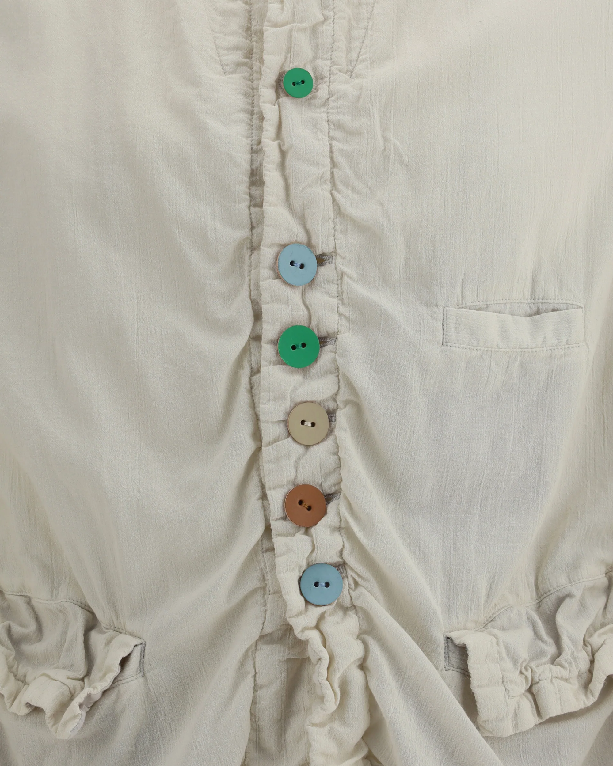 Jacket with multicolored button - Image 5