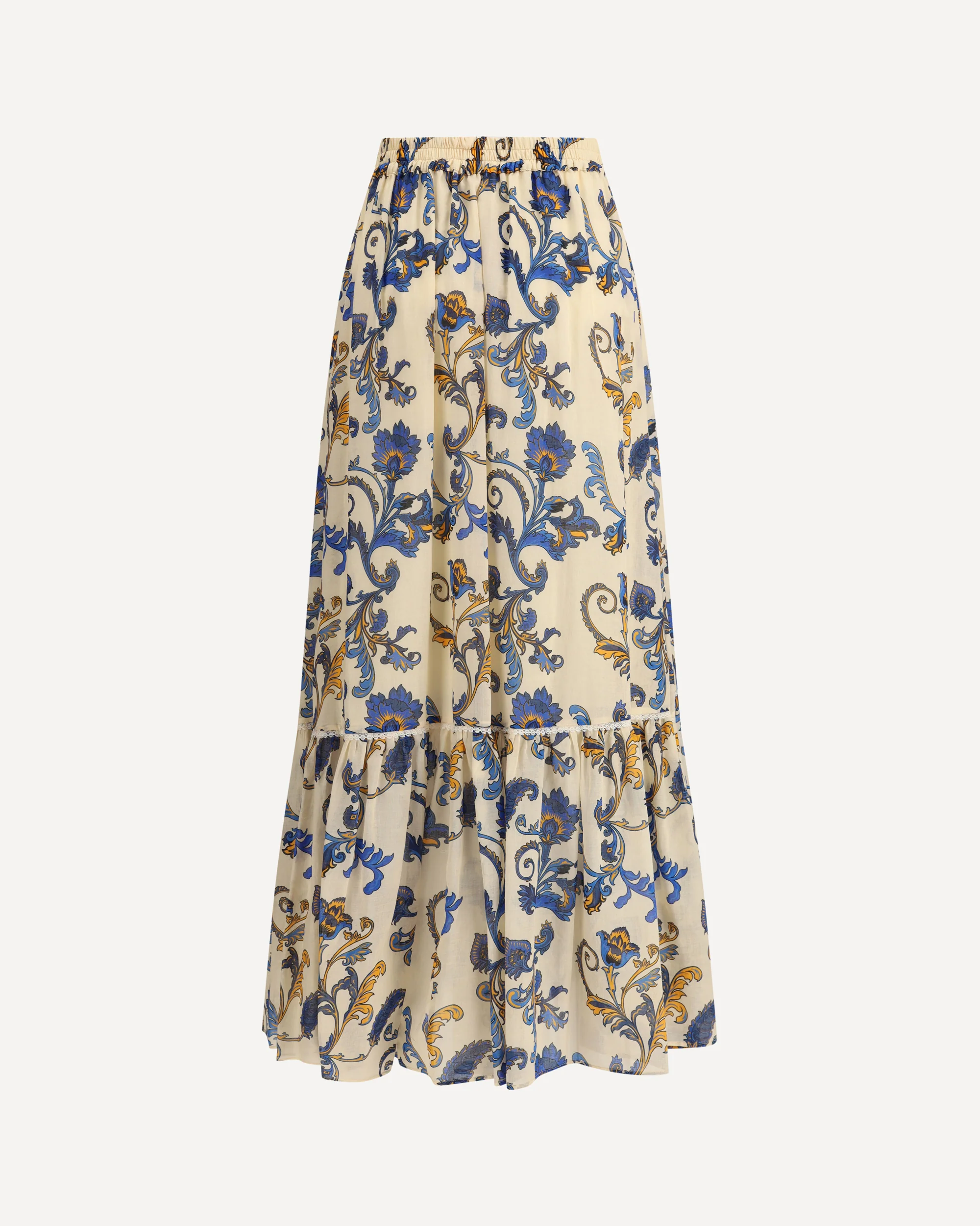 Paisley printed Long Skirt - Image 4